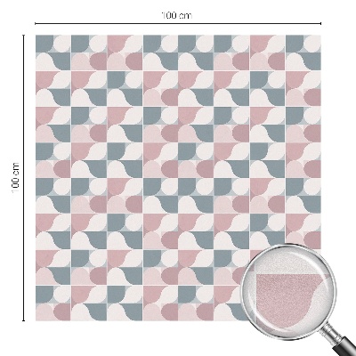 Öntapadós üvegfólia vitrázs mintával Pasztell minták