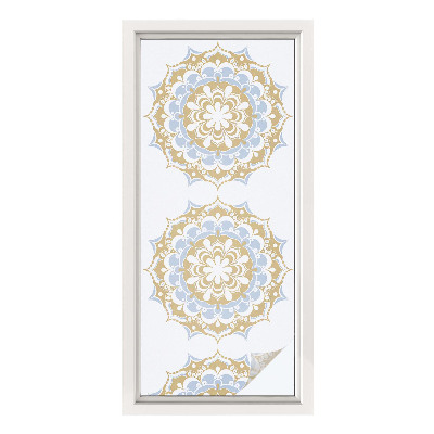 Színes mintás ablakfólia Bohém mandalák