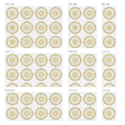 Öntapadós belátásgátló fólia Virágos mandala