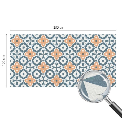 Öntapadós ablakfólia ólomüveg mintával Mozaik virágok