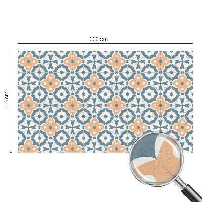 Öntapadós ablakfólia ólomüveg mintával Mozaik virágok