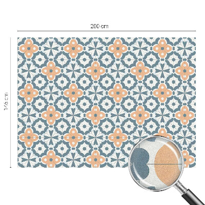 Öntapadós ablakfólia ólomüveg mintával Mozaik virágok