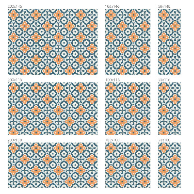 Öntapadós ablakfólia ólomüveg mintával Mozaik virágok