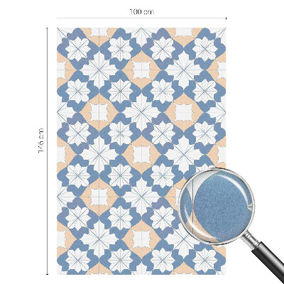 Színes mintás ablakfólia Szimmetrikus minták