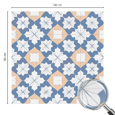 Színes mintás ablakfólia Szimmetrikus minták