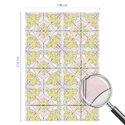 Dekoratív üvegfólia ablakra Absztrakt virágok