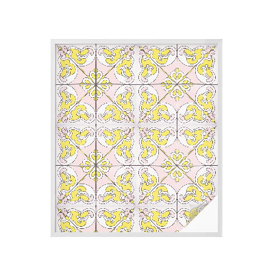 Dekoratív üvegfólia ablakra Absztrakt virágok