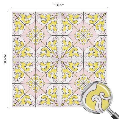 Dekoratív üvegfólia ablakra Absztrakt virágok