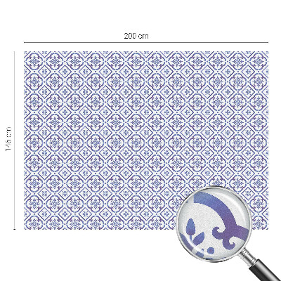 Öntapadós belátásgátló fólia Kék csempék