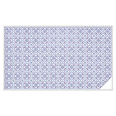 Öntapadós belátásgátló fólia Kék csempék