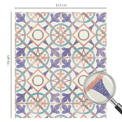 Dekoratív üvegfólia ablakra Színes mozaikok