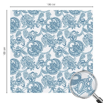 Színes mintás ablakfólia Kék díszek