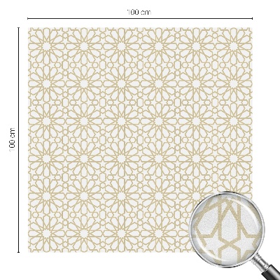 Öntapadós üvegfólia vitrázs mintával Geometriai minták