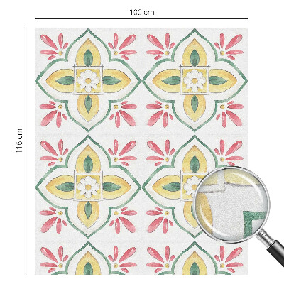 Dekoratív üvegfólia ablakra Virágdísz