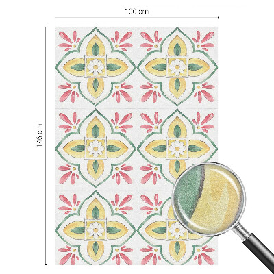 Dekoratív üvegfólia ablakra Virágdísz