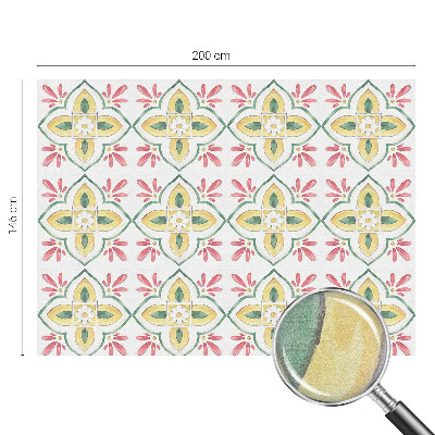 Dekoratív üvegfólia ablakra Virágdísz