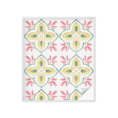 Dekoratív üvegfólia ablakra Virágdísz