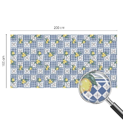 Öntapadós belátásgátló fólia Citrom minta