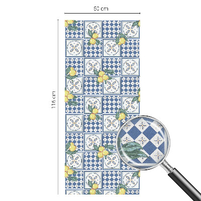 Öntapadós belátásgátló fólia Citrom minta