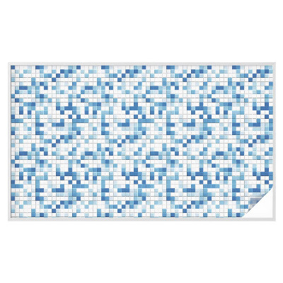 Öntapadós üvegfólia vitrázs mintával Csempejáték