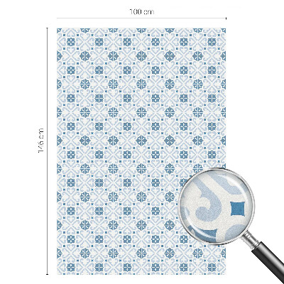 Színes mintás ablakfólia Csempézett dekorációk