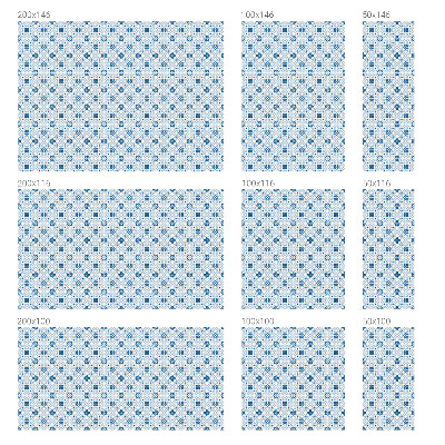 Színes mintás ablakfólia Csempézett dekorációk