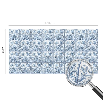 Öntapadós belátásgátló fólia Trópusi táj