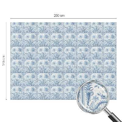 Öntapadós belátásgátló fólia Trópusi táj