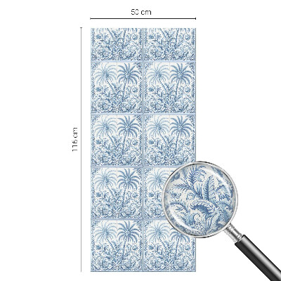 Öntapadós belátásgátló fólia Trópusi táj