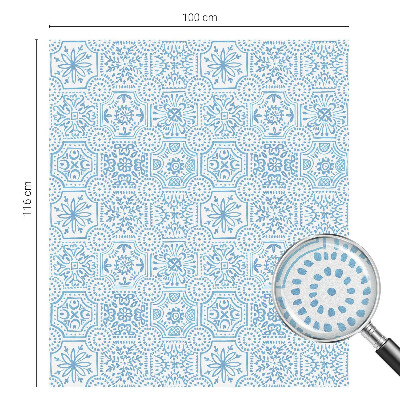 Öntapadós belátásgátló fólia Kék csempék