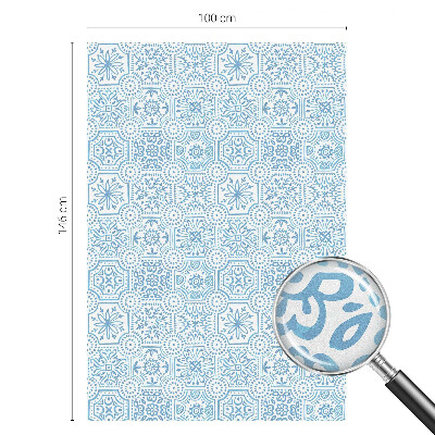 Öntapadós belátásgátló fólia Kék csempék