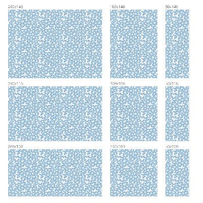 Dekoratív üvegfólia ablakra Geometriai minták