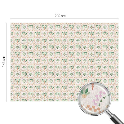 Színes mintás ablakfólia Egzotikus pálmafák