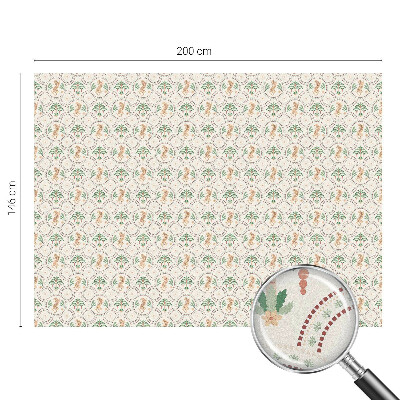 Öntapadós üvegfólia vitrázs mintával Pálmaleopárd