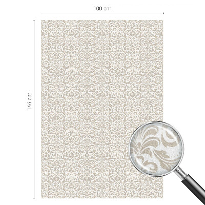 Öntapadós üvegfólia vitrázs mintával Dekoratív elegancia