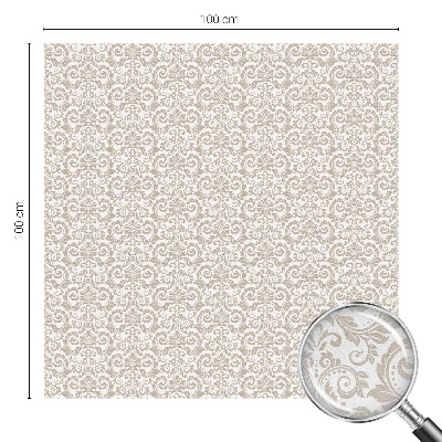 Öntapadós üvegfólia vitrázs mintával Dekoratív elegancia