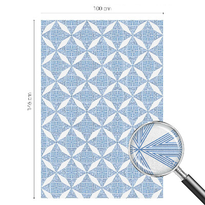 Öntapadós ablakfólia ólomüveg mintával Geometriai labirintusok