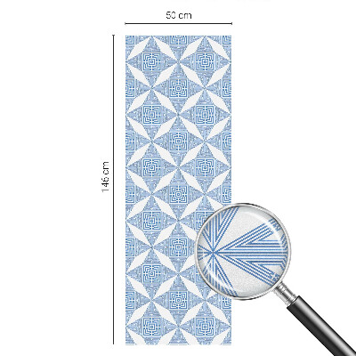 Öntapadós ablakfólia ólomüveg mintával Geometriai labirintusok