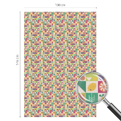 Öntapadós belátásgátló fólia Színes absztrakció