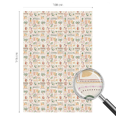 Színes mintás ablakfólia Népi minták