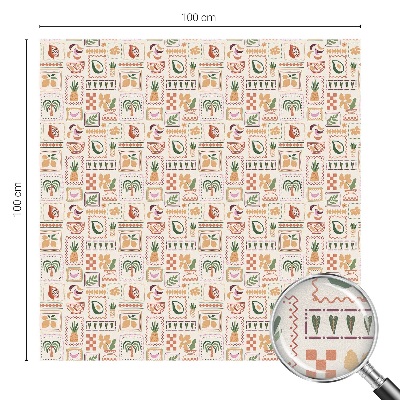 Színes mintás ablakfólia Népi minták