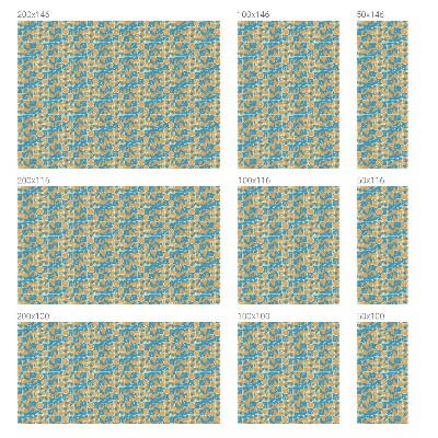 Öntapadós belátásgátló fólia Halas citrusfélék