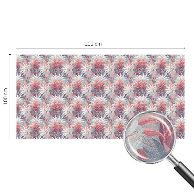 Színes mintás ablakfólia Viráglevelek