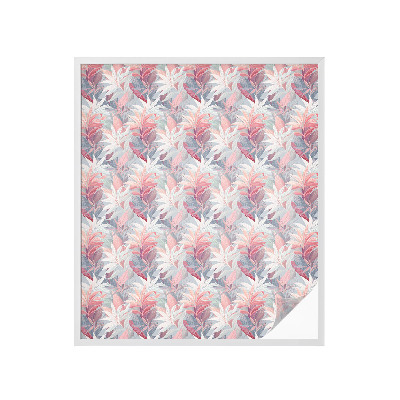 Színes mintás ablakfólia Viráglevelek