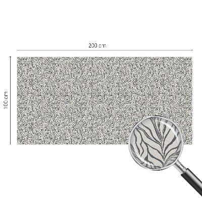 Öntapadós ablakfólia ólomüveg mintával Levelek, virágok