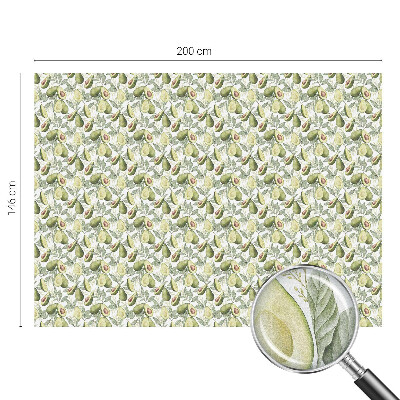 Dekoratív üvegfólia ablakra Avokádó levelek