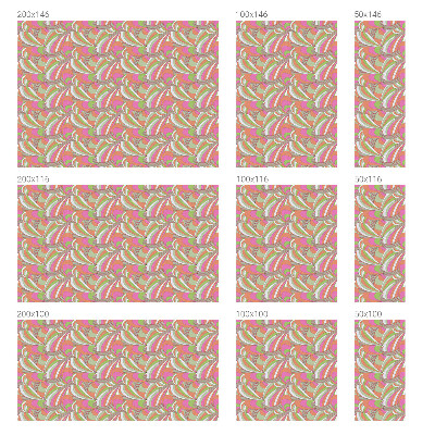 Öntapadós üvegfólia vitrázs mintával Színes cikk-cakk