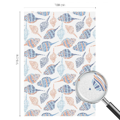 Öntapadós belátásgátló fólia Tengeri kagylók