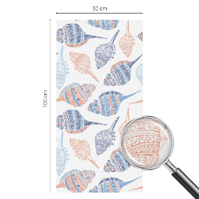 Öntapadós belátásgátló fólia Tengeri kagylók