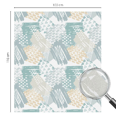 Dekoratív üvegfólia ablakra Absztrakt mozaik